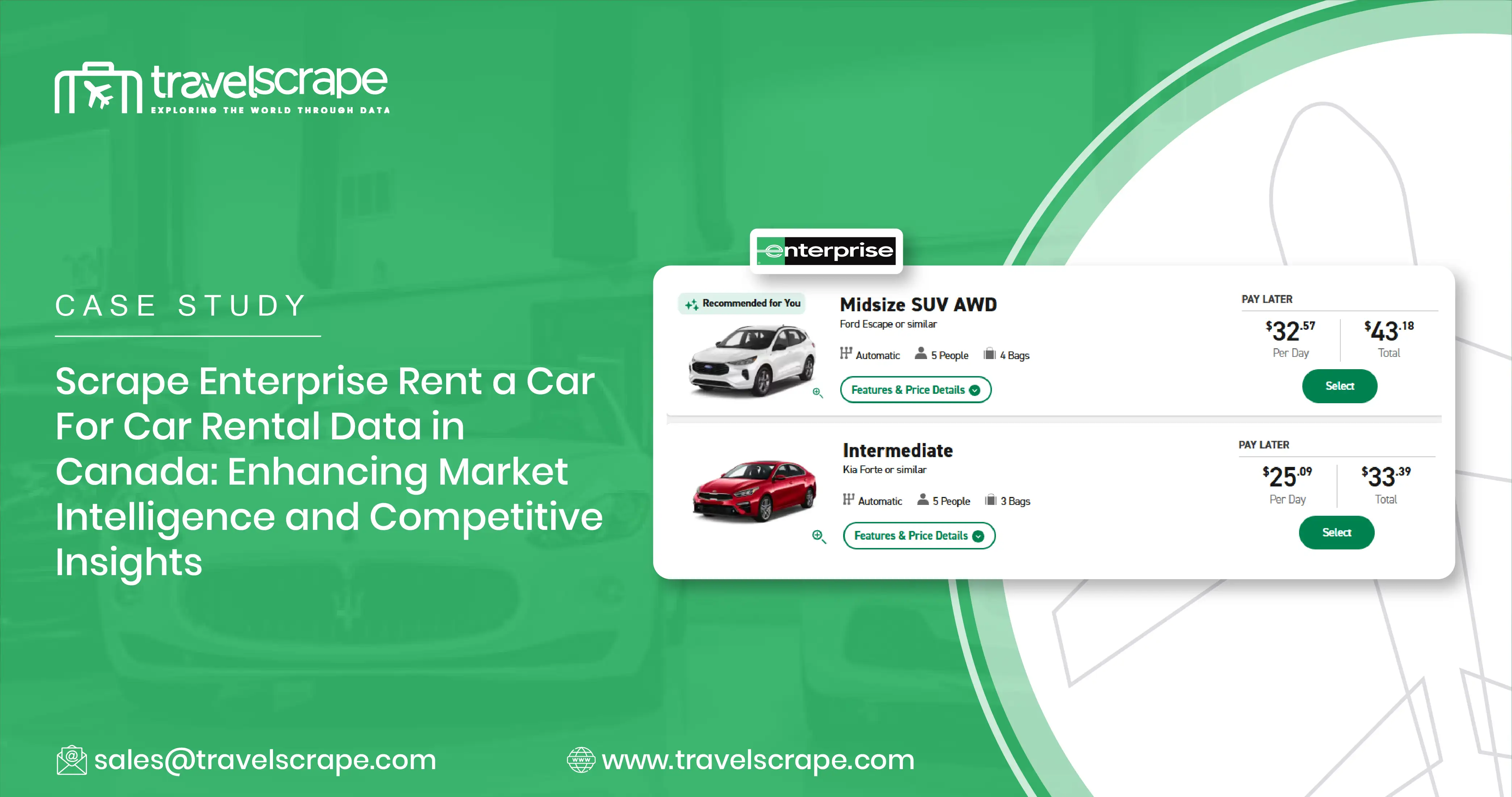 Scrape Enterprise Rent-A-Car for Car Rental Data in Canada